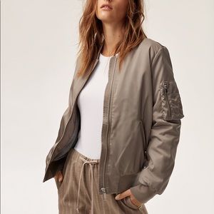 The Group by Babaton Gilman Bomber Modern Taupe